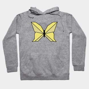 Yellow Origami Butterfly Hoodie